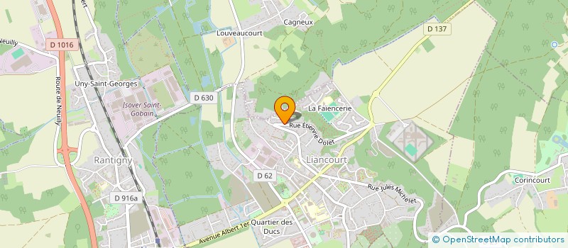 localisation de l'entreprise MONSIEUR MOHAMMED MOHAND MEROUANE  LIANCOURT