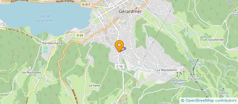 localisation de l'entreprise MONSIEUR MOHAMMED MOHRAZ à GERARDMER
