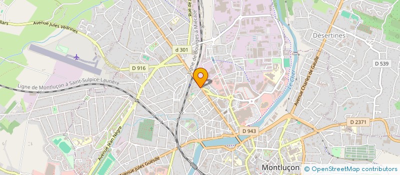 localisation de l'entreprise MONSIEUR MOHAMMED MOKHTARI  MONTLUCON