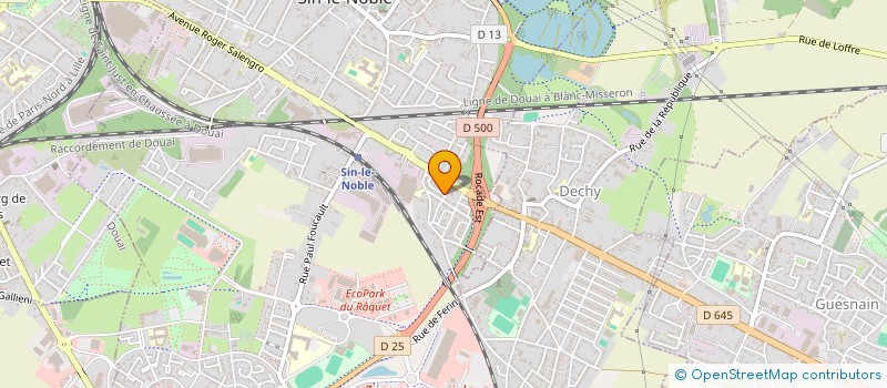 localisation de l'entreprise MONSIEUR MOHAMMED MOROUCHE  SIN-LE-NOBLE