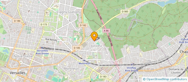 localisation de l'entreprise MONSIEUR MOHAMMED MORSHED ALAM à VERSAILLES