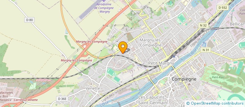 localisation de l'entreprise MONSIEUR MOHAMMED MOUHOUT  MARGNY-LES-COMPIEGNE