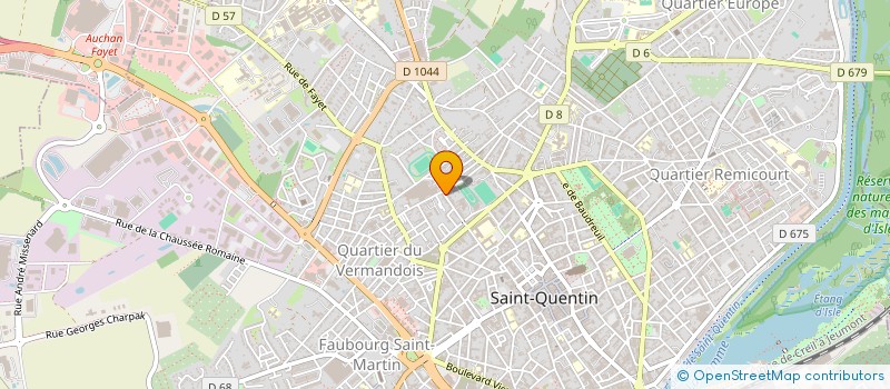 localisation de l'entreprise MONSIEUR MOHAMMED MOUHTADI à SAINT-QUENTIN