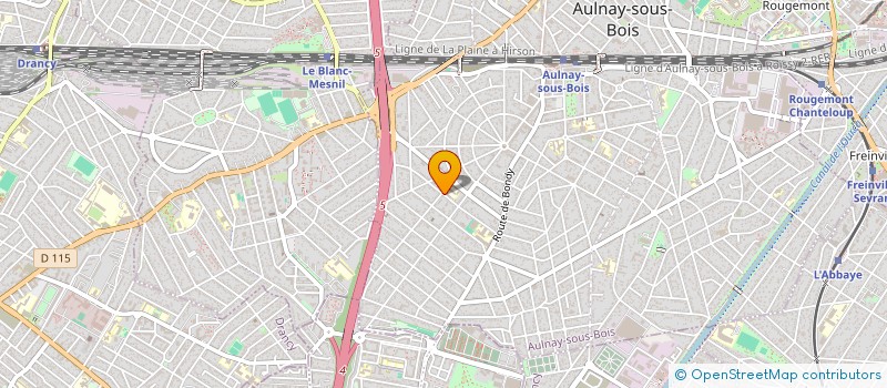 localisation de l'entreprise MONSIEUR MOHAMMED MOUSSA à AULNAY-SOUS-BOIS