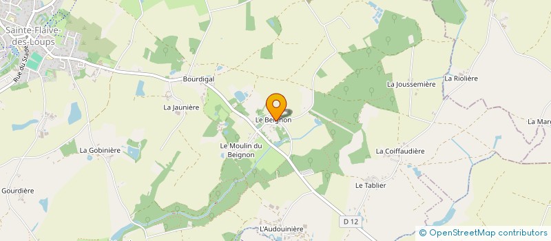 localisation de l'entreprise MONSIEUR MOHAMMED MOUSSAOUI à SAINTE-FLAIVE-DES-LOUPS