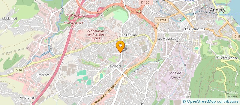 localisation de l'entreprise MONSIEUR MOHAMMED MRABET à ANNECY
