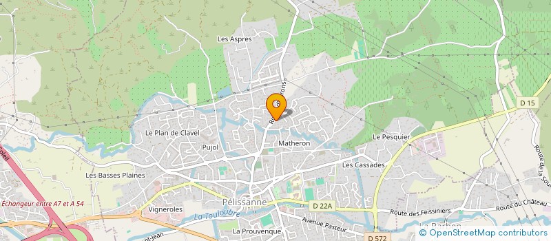 localisation de l'entreprise MONSIEUR MOHAMMED MUKTADIR à PELISSANNE
