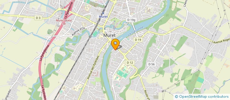 localisation de l'entreprise MONSIEUR MOHAMMED MYAH  MURET