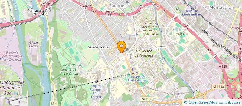 localisation de l'entreprise MONSIEUR MOHAMMED NADIR HAMAL  TOULOUSE