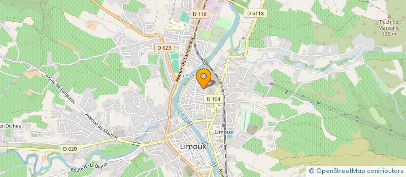 localisation de l'entreprise MONSIEUR MOHAMMED NAMMASSI à LIMOUX