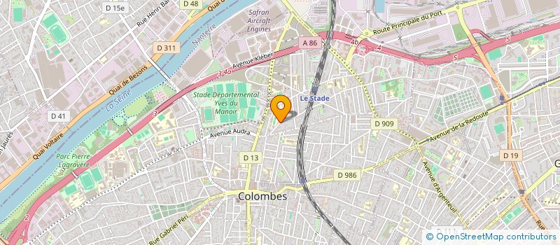 localisation de l'entreprise MONSIEUR MOHAMMED NASSER LARABI à COLOMBES