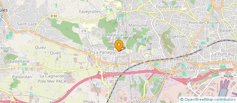 localisation de l'entreprise MONSIEUR MOHAMMED NAZRUL  TOULON