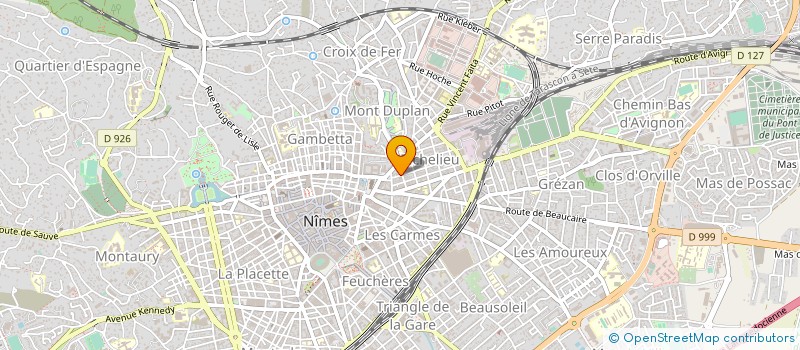 localisation de l'entreprise MONSIEUR MOHAMMED NEHAL  NIMES