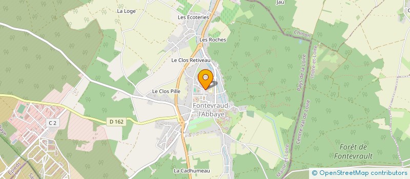 localisation de l'entreprise MONSIEUR MOHAMMED NIATI  FONTEVRAUD-L'ABBAYE