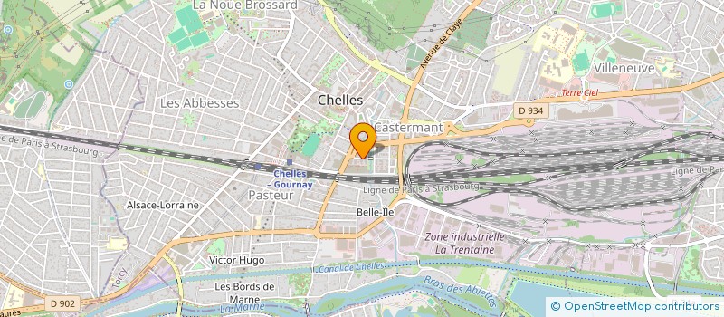 localisation de l'entreprise MONSIEUR MOHAMMED NYBEETTOU  CHELLES