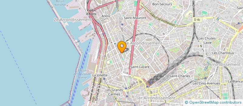 localisation de l'entreprise MONSIEUR MOHAMMED OU KACI GHAOUI  MARSEILLE