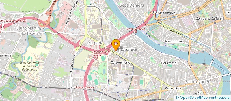 localisation de l'entreprise MONSIEUR MOHAMMED OUAKRIM à TOULOUSE