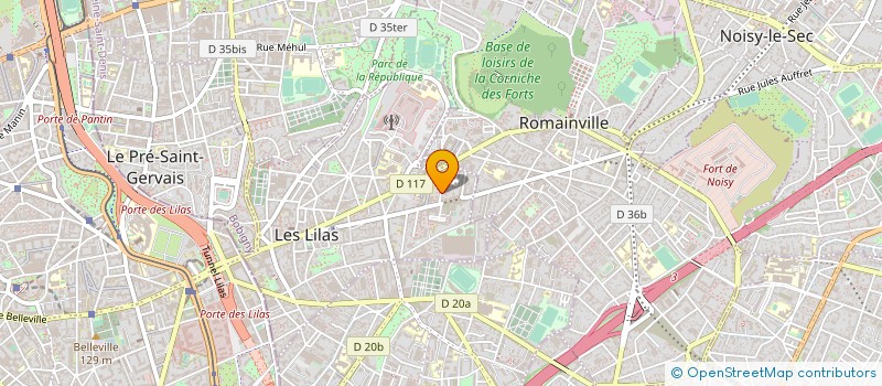 localisation de l'entreprise MONSIEUR MOHAMMED OUAKTOUF à LES LILAS