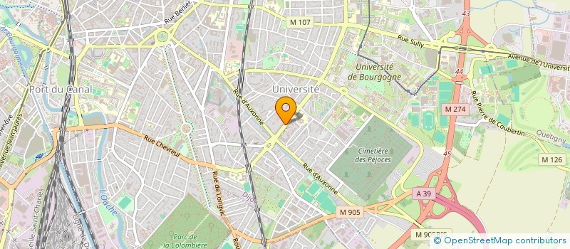 localisation de l'entreprise MONSIEUR MOHAMMED OUALI à DIJON