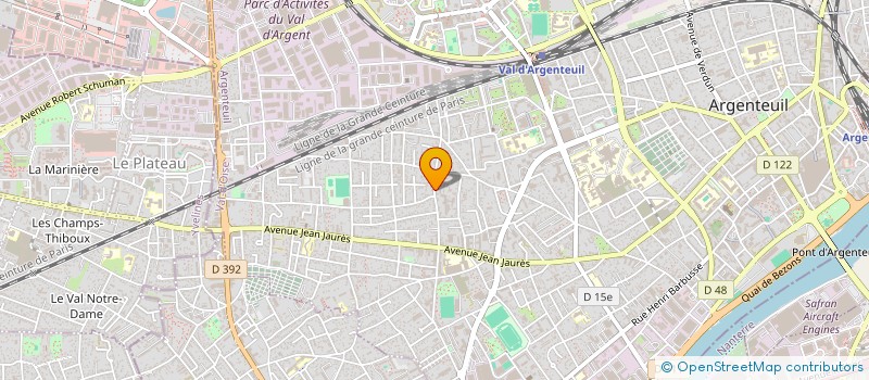 localisation de l'entreprise MONSIEUR MOHAMMED OUAMARA  ARGENTEUIL