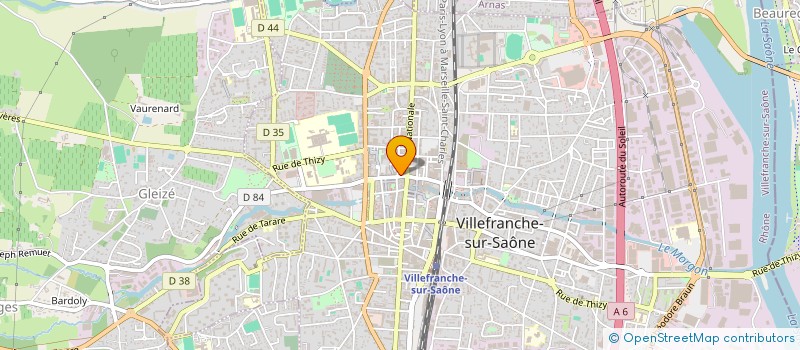 localisation de l'entreprise MONSIEUR MOHAMMED OUARBIAA  VILLEFRANCHE-SUR-SAONE