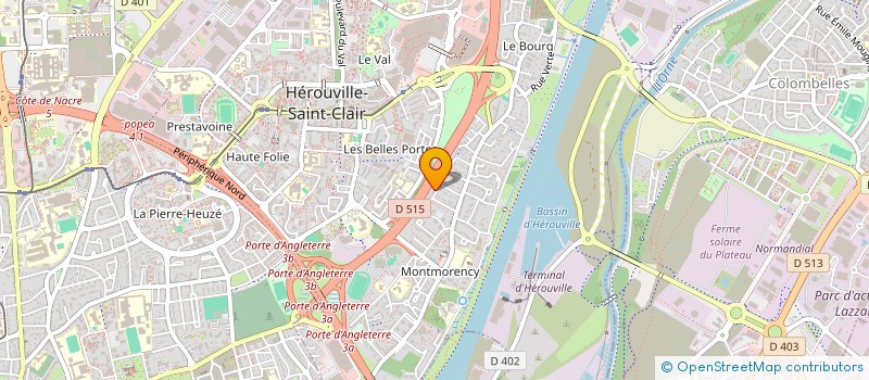 localisation de l'entreprise MONSIEUR MOHAMMED OUARDI  HEROUVILLE-SAINT-CLAIR