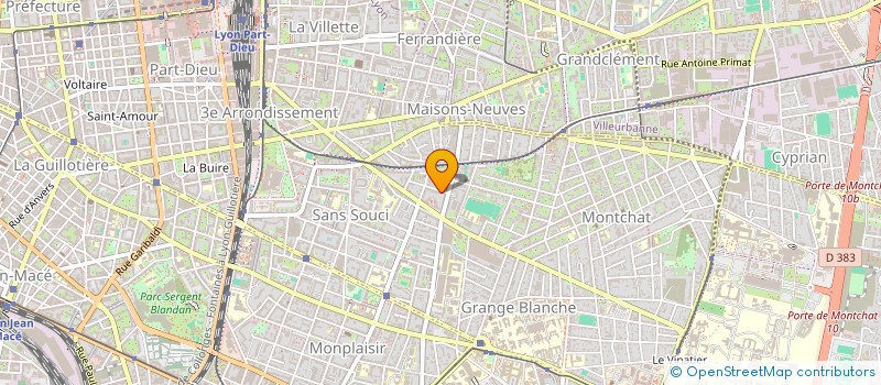 localisation de l'entreprise MONSIEUR MOHAMMED OUARTSI  LYON