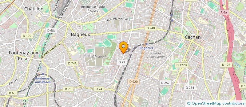 localisation de l'entreprise MONSIEUR MOHAMMED OUASSASSI à BAGNEUX