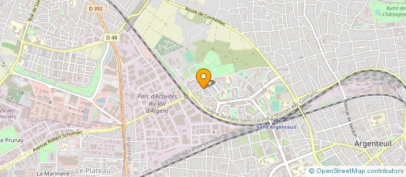 localisation de l'entreprise MONSIEUR MOHAMMED OUAZIZ  ARGENTEUIL