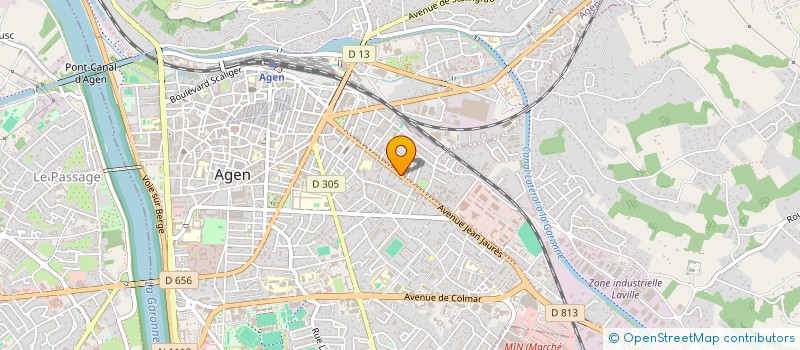 localisation de l'entreprise MONSIEUR MOHAMMED OUAZZANI TAYBI  AGEN