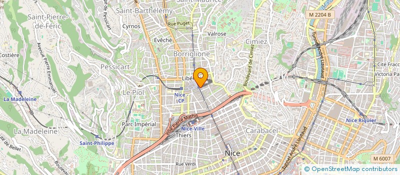 localisation de l'entreprise MONSIEUR MOHAMMED OUAZZANI TOUHAMI à NICE