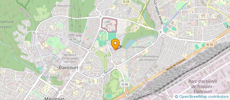 localisation de l'entreprise MONSIEUR MOHAMMED OUCHANI à ELANCOURT