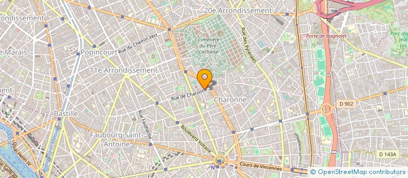 localisation de l'entreprise MONSIEUR MOHAMMED OUGUERROUDJ  PARIS