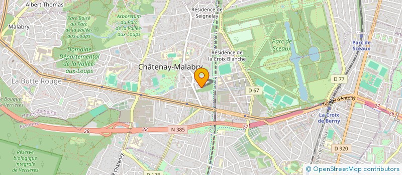 localisation de l'entreprise MONSIEUR MOHAMMED OUINAS GHERMI  CHATENAY-MALABRY