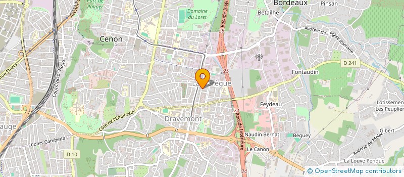 localisation de l'entreprise MONSIEUR MOHAMMED OUMOUSSA  CENON