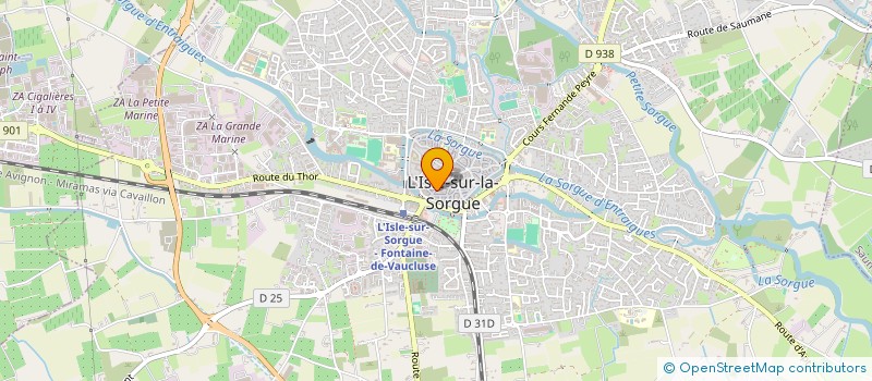 localisation de l'entreprise MONSIEUR MOHAMMED OUNOUH à L'ISLE-SUR-LA-SORGUE