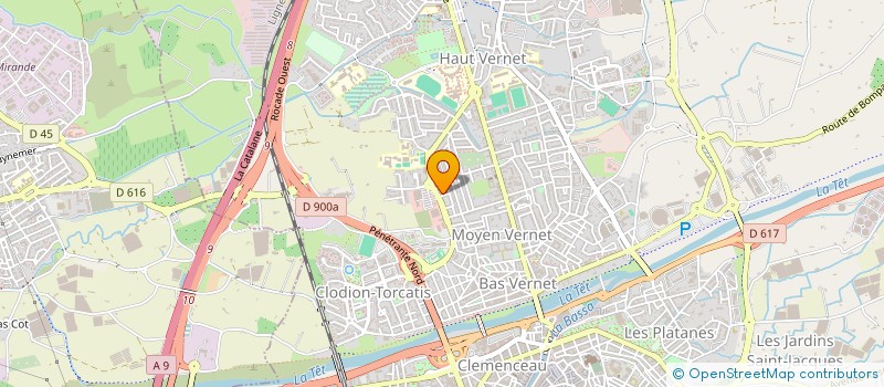 localisation de l'entreprise MONSIEUR MOHAMMED OUREMCHI  PERPIGNAN