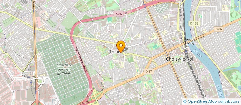 localisation de l'entreprise MONSIEUR MOHAMMED OUSMAIL  THIAIS