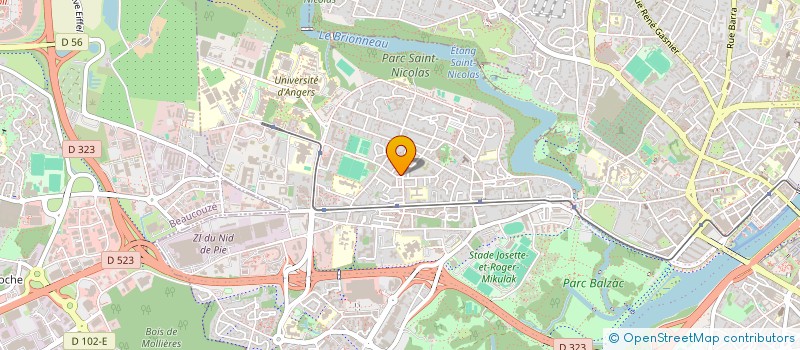 localisation de l'entreprise MONSIEUR MOHAMMED OUZZINE à ANGERS