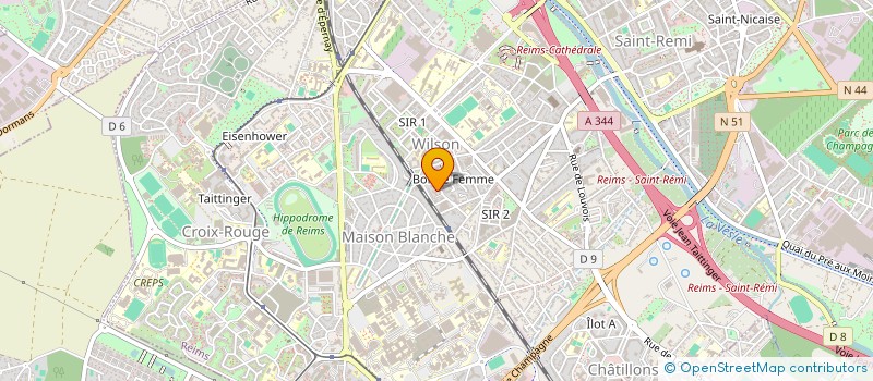 localisation de l'entreprise MONSIEUR MOHAMMED RABAH  REIMS