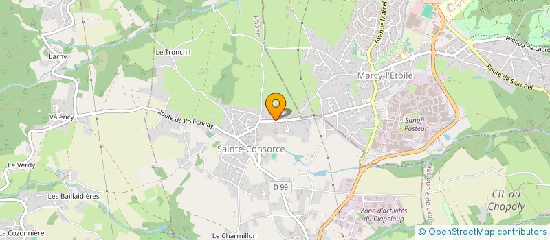 localisation de l'entreprise MONSIEUR MOHAMMED RAFAI  SAINTE-CONSORCE