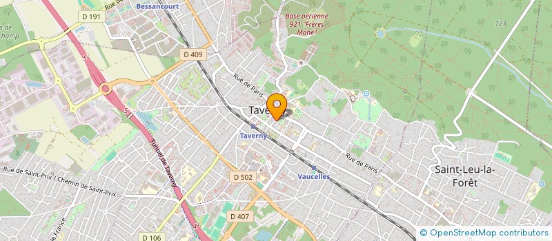 localisation de l'entreprise MONSIEUR MOHAMMED RAHAL  TAVERNY