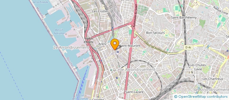 localisation de l'entreprise MONSIEUR MOHAMMED RAHMANI  MARSEILLE