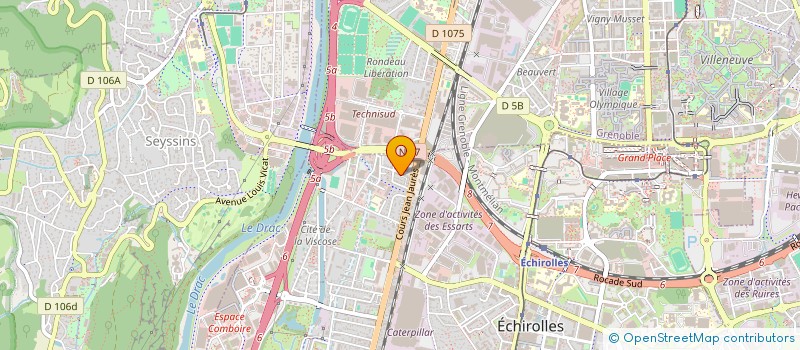 localisation de l'entreprise MONSIEUR MOHAMMED RAHMANI à ECHIROLLES