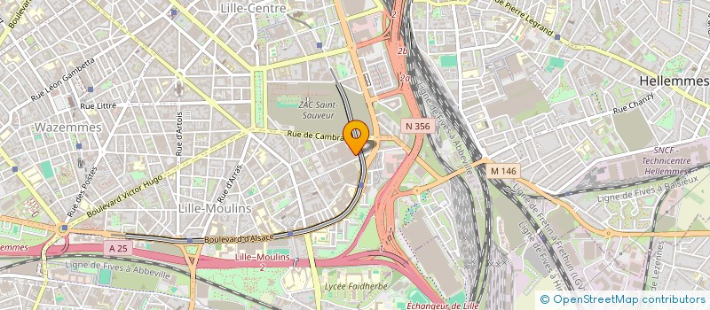 localisation de l'entreprise MONSIEUR MOHAMMED RAHOUI à LILLE