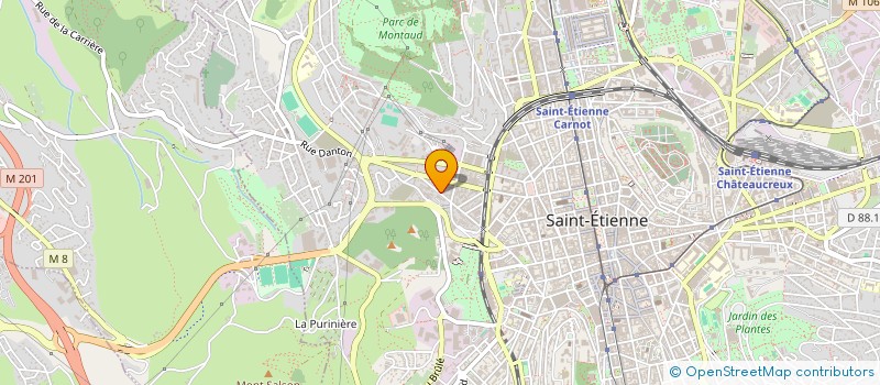 localisation de l'entreprise MONSIEUR MOHAMMED RAKKATA  SAINT-ETIENNE