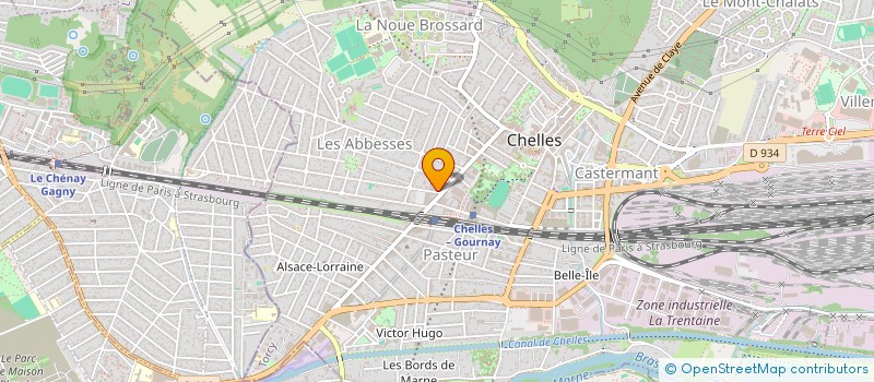 localisation de l'entreprise MONSIEUR MOHAMMED RAMDANE REZGUI à CHELLES
