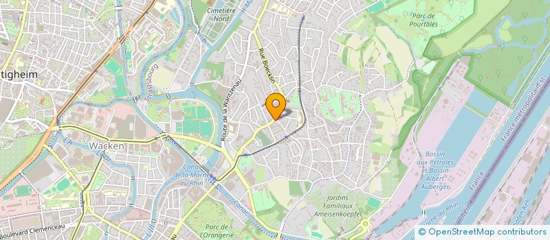 localisation de l'entreprise MONSIEUR MOHAMMED RAMI à STRASBOURG