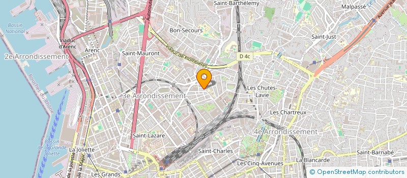 localisation de l'entreprise MONSIEUR MOHAMMED RAOUF DJELLOUL BERKANE  MARSEILLE