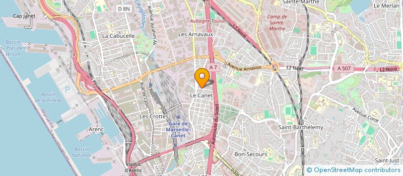 localisation de l'entreprise MONSIEUR MOHAMMED REDAOUIA à MARSEILLE